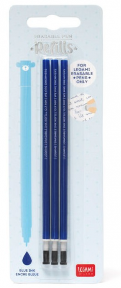 Set 3 rezerve pix - Legami Erasable Pen - Blue
