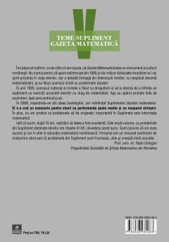 Teme supliment Gazeta Matematica. Clasa a V-a