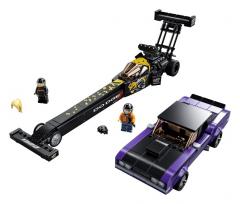 LEGO Speed Champions - Mopar Dodge//SRT Top Fuel Dragster si 1970 Dodge Challenger T/A
