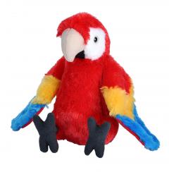 Jucarie de plus - Papagal Macaw Stacojiu