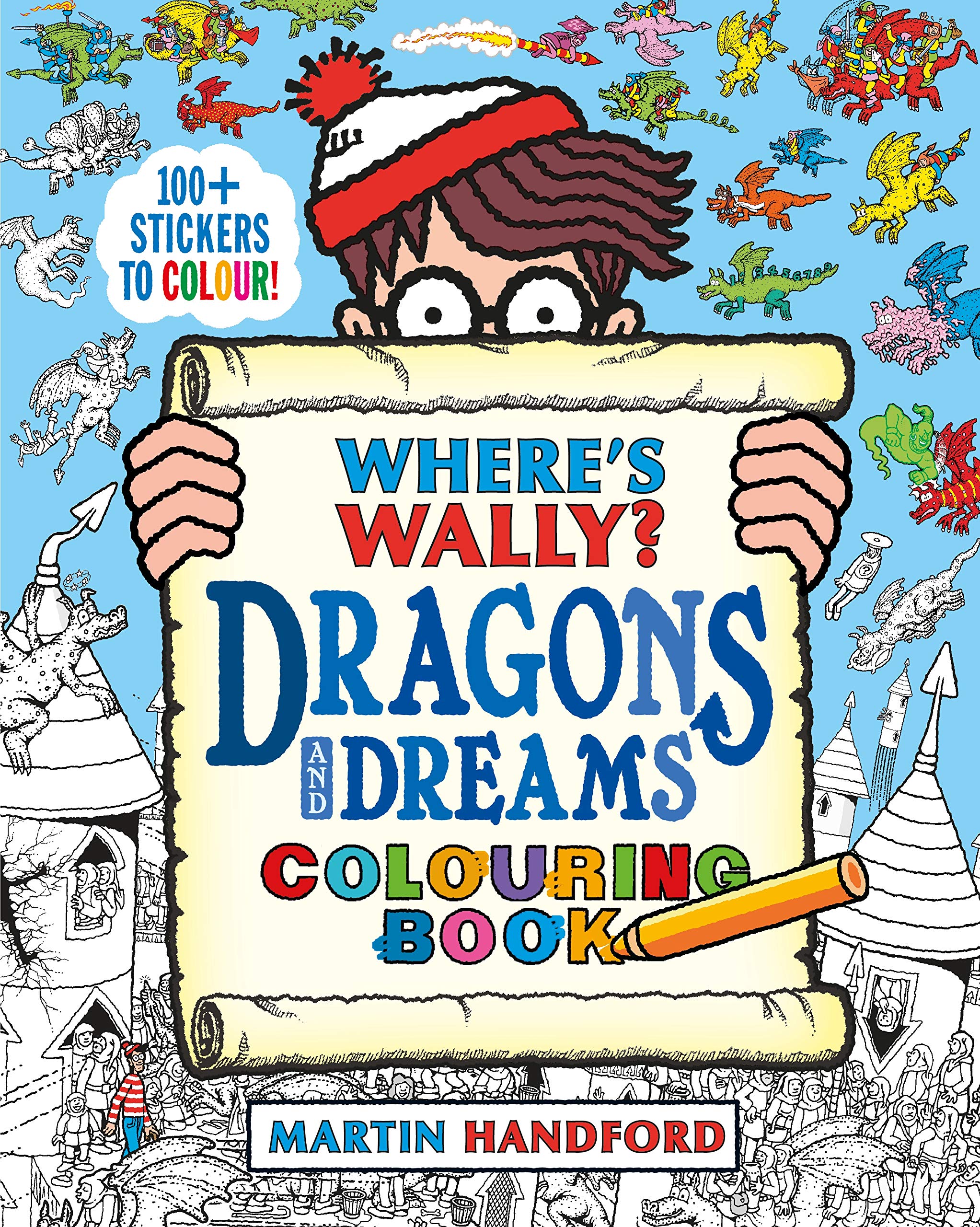 Where&#039;s Wally? Dragons and Dreams Colouring Book