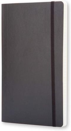 Carnet - Moleskine Classic -  Soft Cover, Large, Squared - Black