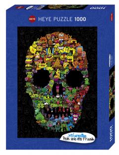 Puzzle 1000 piese - Craniu hazliu