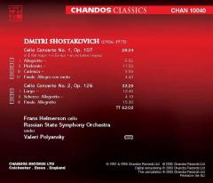 Shostakovich: Cello Concertos Nos. 1 & 2