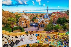 Puzzle 1000 piese - View from Park Guell - Barcelona