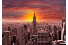 Puzzle 1000 piese - Sunset Over New York Skyline
