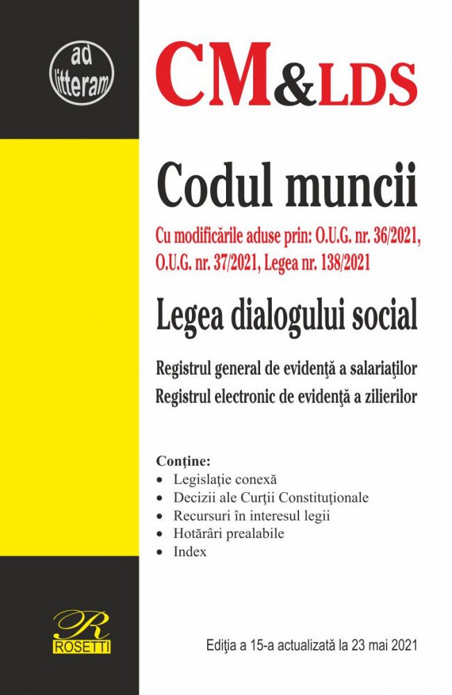 Codul muncii. Legea dialogului social