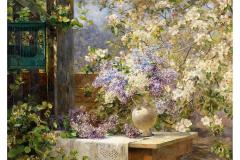 Puzzle 1000 piese - Marie Egner - In the Blossoming Bower