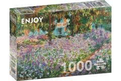 Puzzle 1000 piese - Claude Monet - The Artist Garden at Giverny