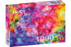 Puzzle 1000 piese - Colourful Abstract Oil Painting