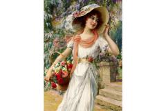 Puzzle 1000 piese - Emile Vernon - The Flower Garden