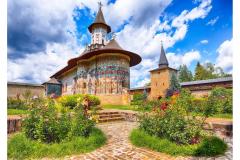 Puzzle 1000 piese - Sucevita Monastery - Suceava