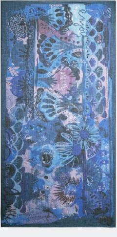 Esarfa - Albastra, 186 X 90 cm