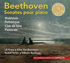 Beethoven: Sonates pour piano (Waldstein, Pathétique, Clair de lune & Pastorale)