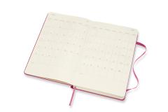 Agenda 2022 - 12-Month Weekly Planner - Large, Hard Cover - Pink Bouganvilla