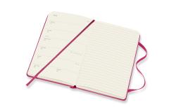 Agenda 2022 - 12-Month Weekly Planner - Large, Hard Cover - Pink Bouganvilla