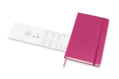 Agenda 2022 - 12-Month Weekly Planner - Large, Hard Cover - Pink Bouganvilla