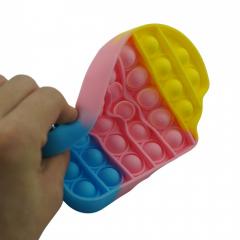 Jucarie antistres - Pop It Now and Flip It - Inghetata Multicolora - Model 2