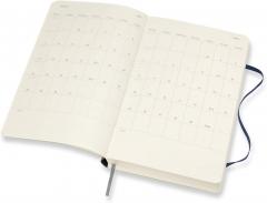 Agenda 2021-2022 - 18-Month Daily Planner - Large, Soft Cover - Black