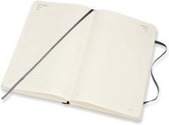 Agenda 2021-2022 - 18-Month Daily Planner - Large, Soft Cover - Black