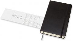 Agenda 2021-2022 - 18-Month Daily Planner - Large, Hard Cover - Black