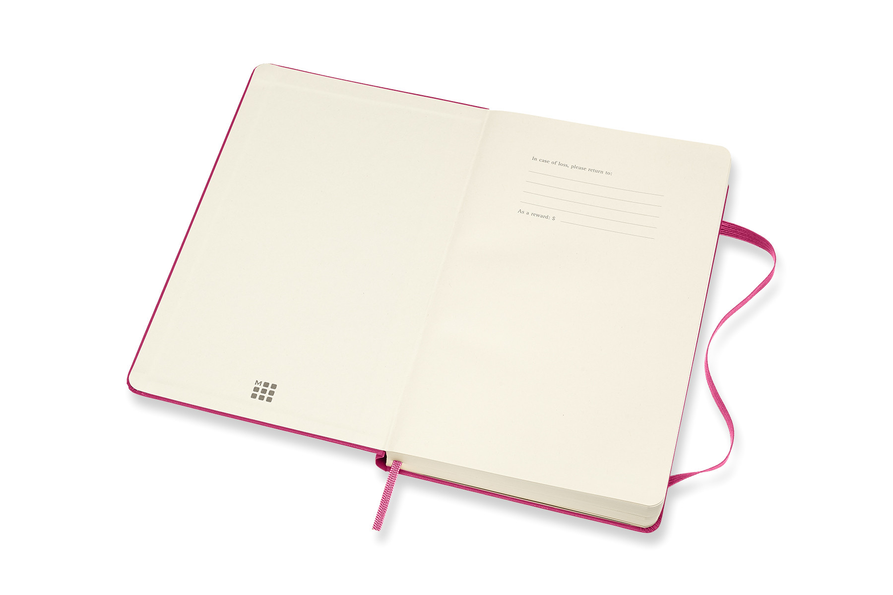 Agenda 2022 12Month Daily Planner Large, Hard Cover Pink Bouganvilla Moleskine