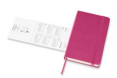 Agenda 2022 - 12-Month Weekly Planner - Pocket, Hard Cover - Pink Bouganvilla