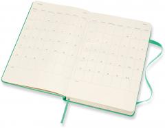 Agenda 2022 - 12-Month Weekly Planner - Large, Hard Cover - Ice Green