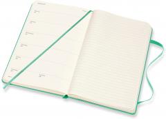 Agenda 2022 - 12-Month Weekly Planner - Large, Hard Cover - Ice Green