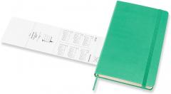 Agenda 2022 - 12-Month Weekly Planner - Large, Hard Cover - Ice Green