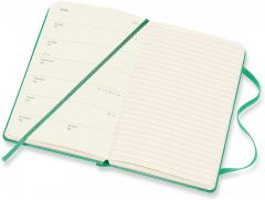 Agenda 2022 - 12-Month Weekly Planner - Pocket, Hard Cover - Ice Green