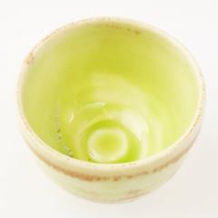 Pahar verde portelan