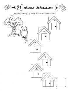 Ma joc si colorez - Activitati 5-7 ani