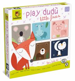 Puzzle educativ - Play Dudu: Little Faces-Shapes and colors