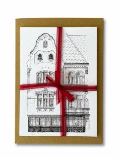 Carti postale de colorat - Timisoara de colorat