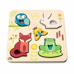 Puzzle educativ - Animale din padure