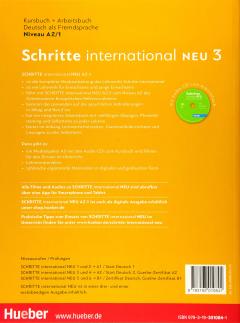 Schritte International Neu 3 - Kurs - und Arbeitsbuch A2.1 - Nivel incepator