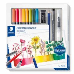 Set instrumente pentru desen - Floral Watercolour Set