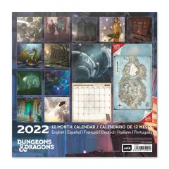 Calendar 2022 - Dungeons and Dragons, 30x30 cm