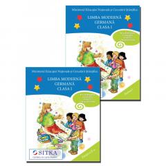 Limba moderna Germana, Clasa  a I a, pachet 2 vol