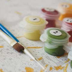 Set pictura pe numere - At Country, 40x50 cm