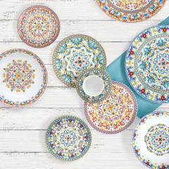 Set 4 farfurii pentru desert - Mediterraneo Blue