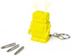 Breloc - Robot Multifunctional Cu Lanterna si Surubelnite