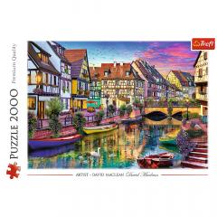 Puzzle 2000 de piese - Colmar, Franta