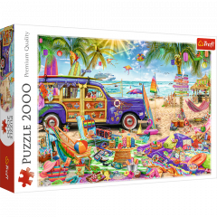 Puzzle 2000 de piese - Tropical Holidays