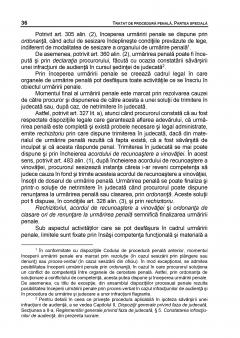 Tratat de procedura penala. Partea speciala