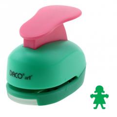 Perforator hartie - Hobby 2.5 cm, fetita (doua culori)