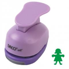 Perforator hartie - Hobby 2.5 cm, fetita (doua culori)