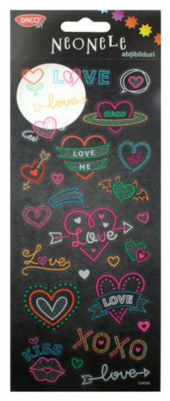 Stickere - Neonele - Love