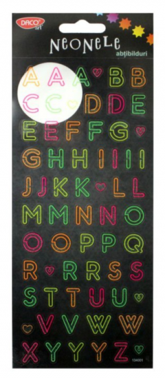 Stickere - Neonele - Letters